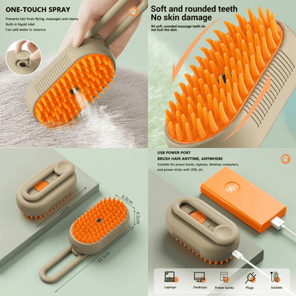 Softails™ 3 in 1 Pet Grooming Brush